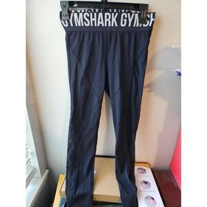 Gymshark Mesh Side Leggings Sz MEDIUM Black